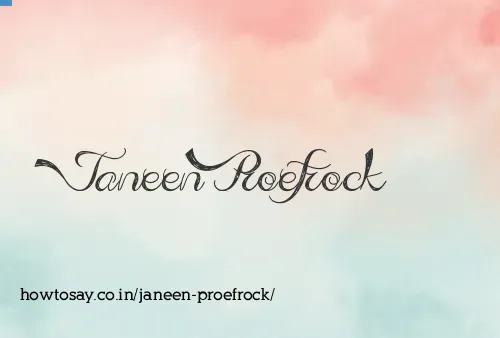 Janeen Proefrock