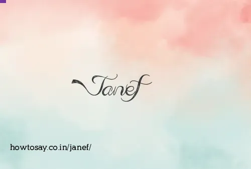 Janef