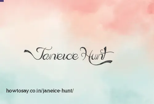 Janeice Hunt