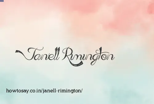 Janell Rimington