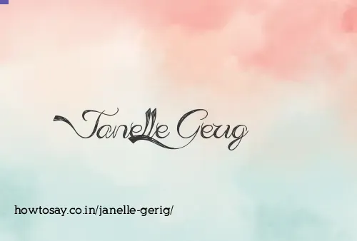 Janelle Gerig