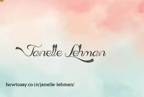 Janelle Lehman