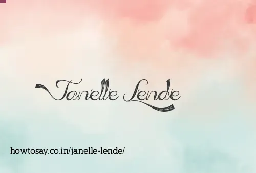 Janelle Lende