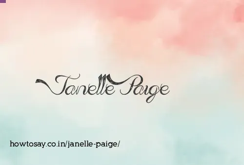 Janelle Paige