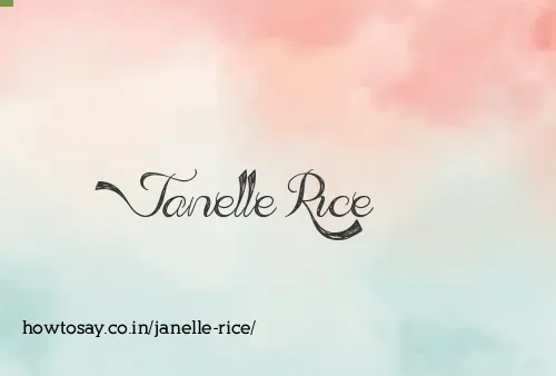 Janelle Rice