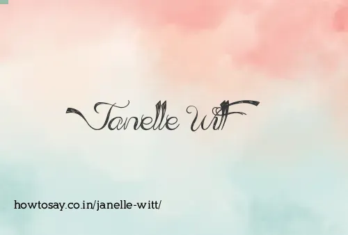 Janelle Witt