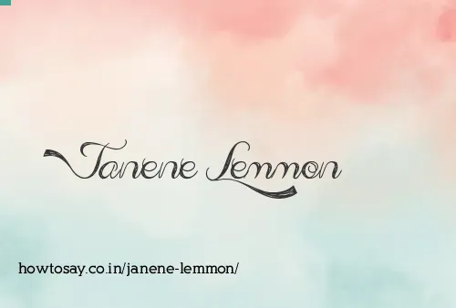 Janene Lemmon