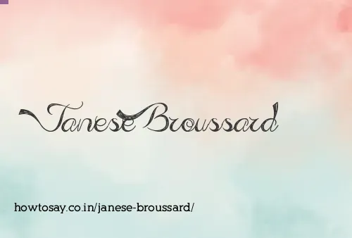 Janese Broussard