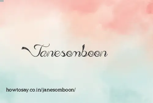 Janesomboon