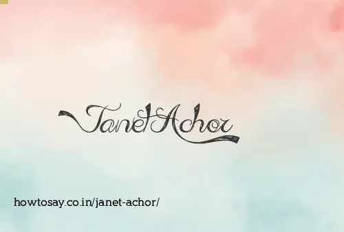 Janet Achor