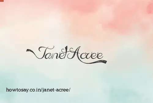 Janet Acree