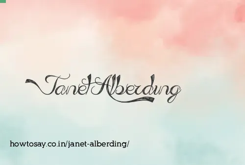Janet Alberding