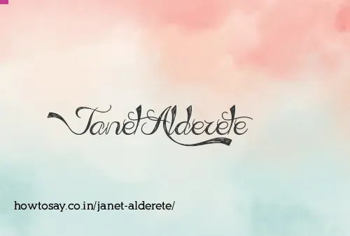Janet Alderete