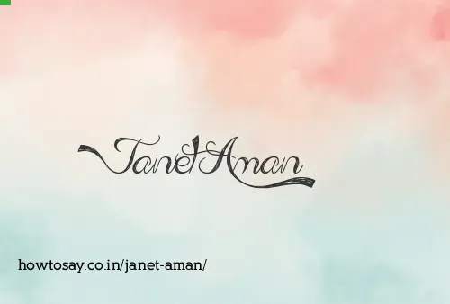 Janet Aman