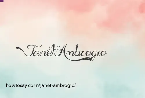 Janet Ambrogio