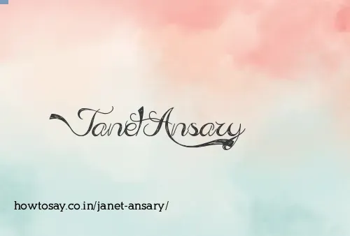 Janet Ansary