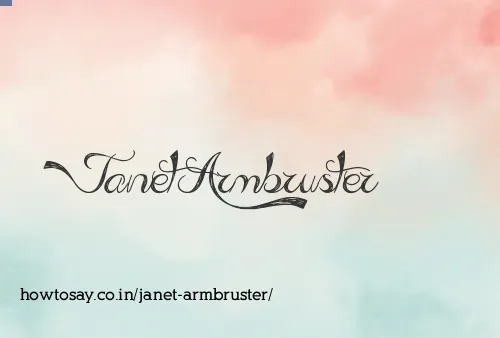 Janet Armbruster