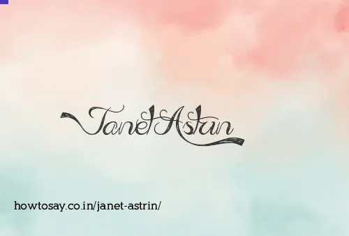 Janet Astrin