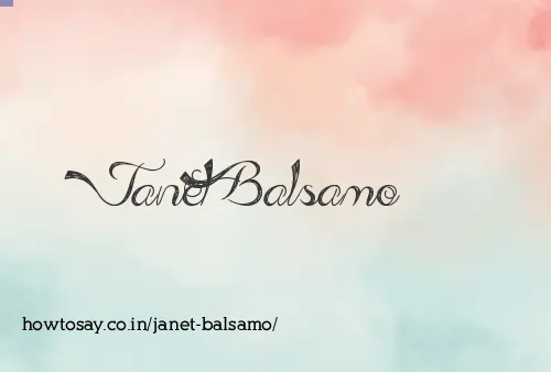 Janet Balsamo