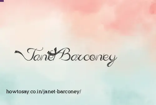 Janet Barconey
