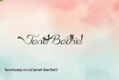 Janet Barthel