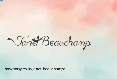 Janet Beauchamp