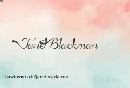 Janet Blackman