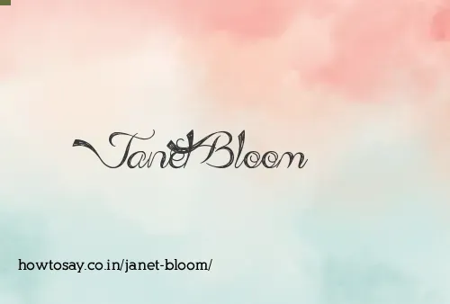 Janet Bloom