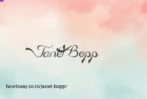 Janet Bopp