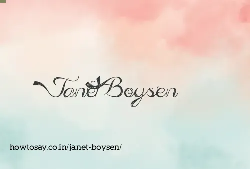 Janet Boysen