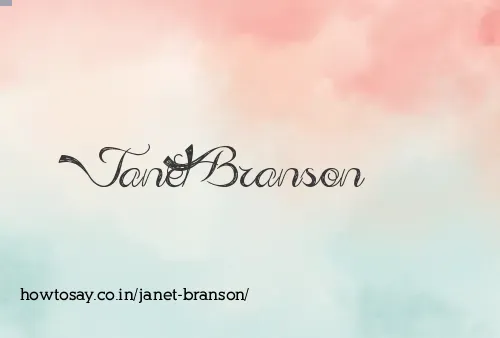 Janet Branson