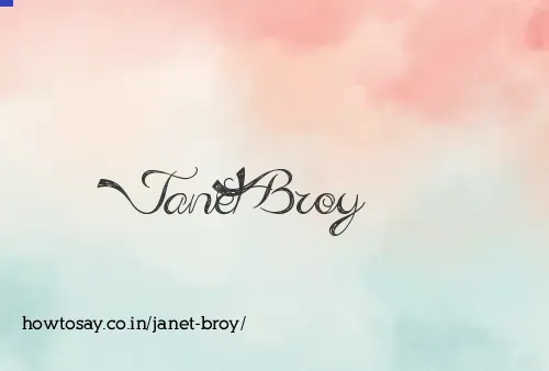 Janet Broy