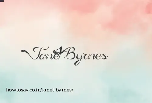 Janet Byrnes