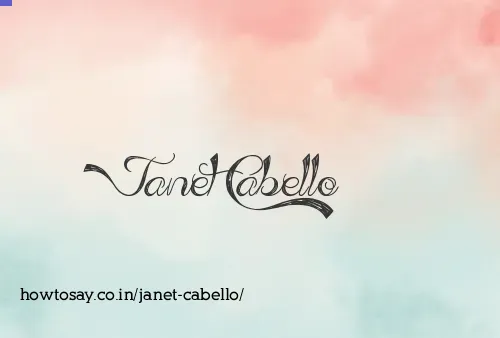 Janet Cabello