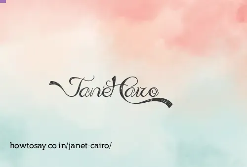 Janet Cairo