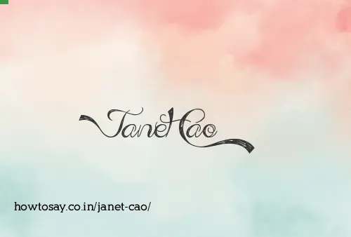 Janet Cao