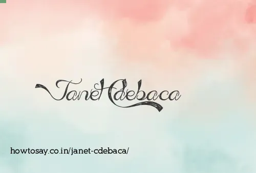 Janet Cdebaca