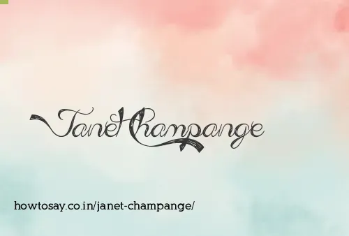 Janet Champange