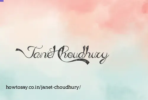 Janet Choudhury