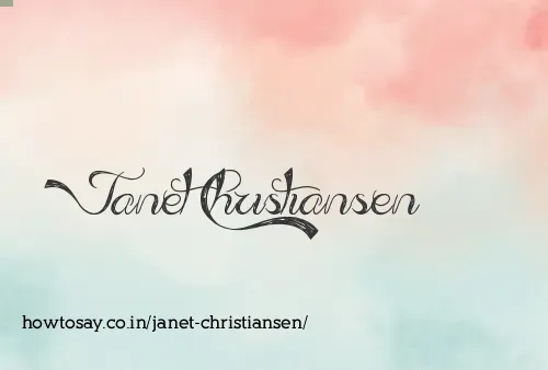 Janet Christiansen