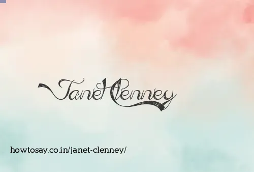 Janet Clenney