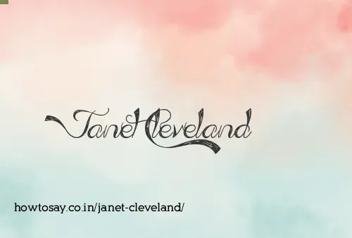 Janet Cleveland