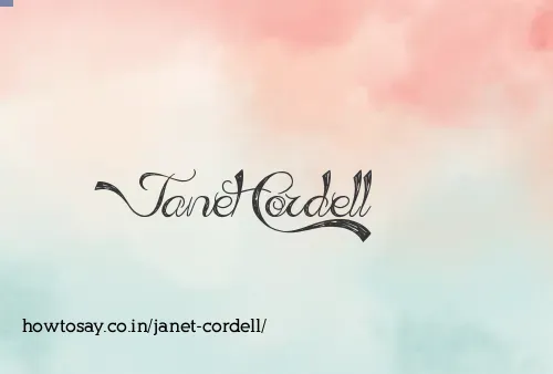 Janet Cordell