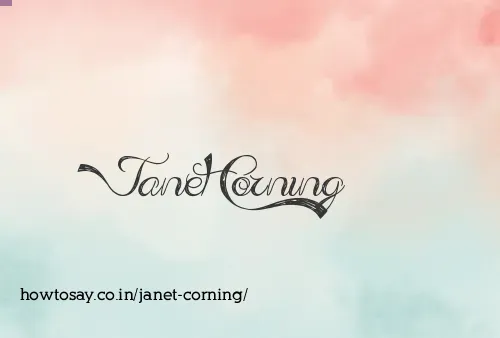 Janet Corning