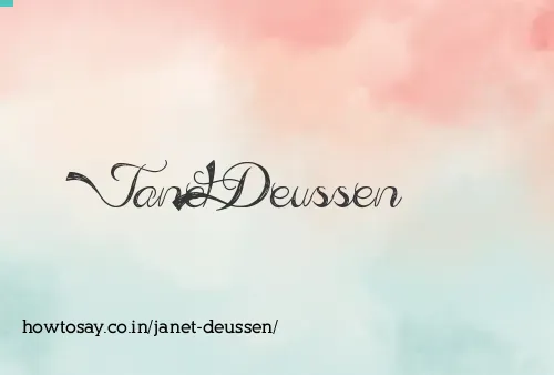 Janet Deussen