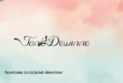 Janet Dewinne