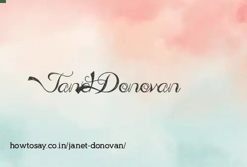 Janet Donovan