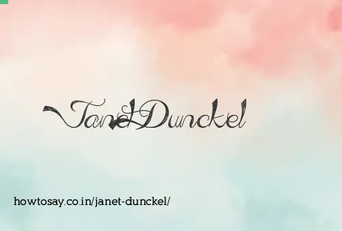Janet Dunckel