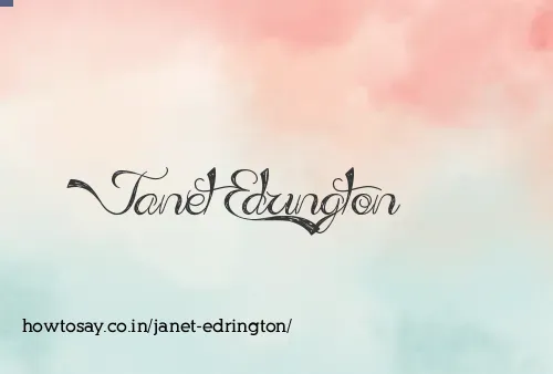 Janet Edrington