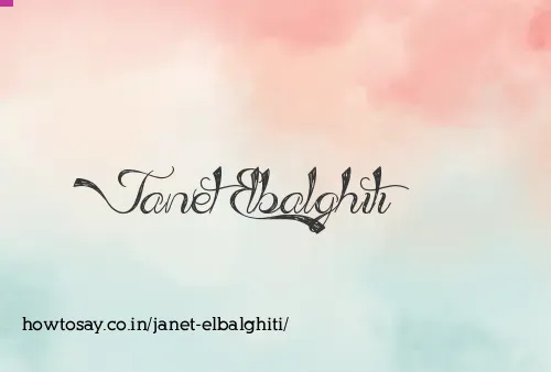 Janet Elbalghiti